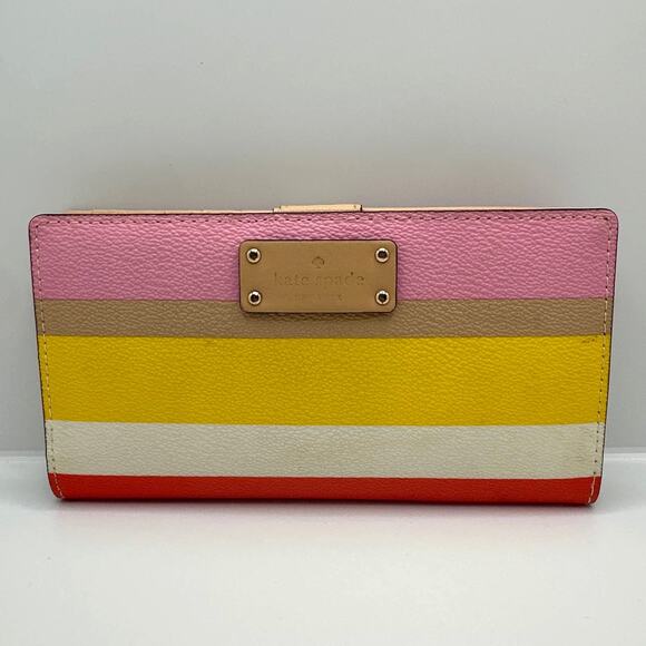 KATE SPADE New York Grove Street Dune Stripe Wallet - Picture 10 of 10